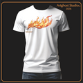 Ghost Flame Tee — Artghost Studio 2026