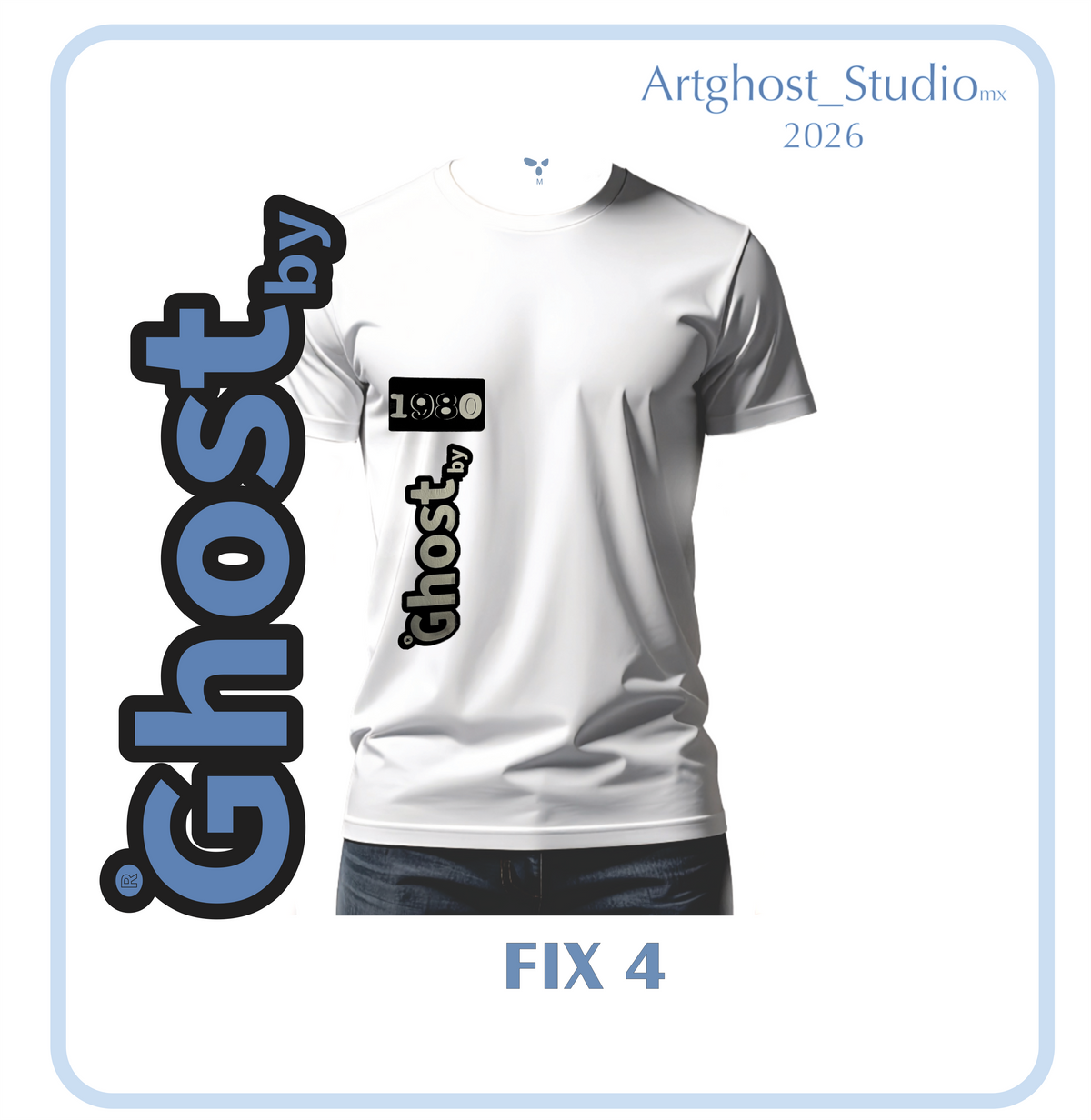 Camiseta manga corta - Fix Ghost Edición 1980