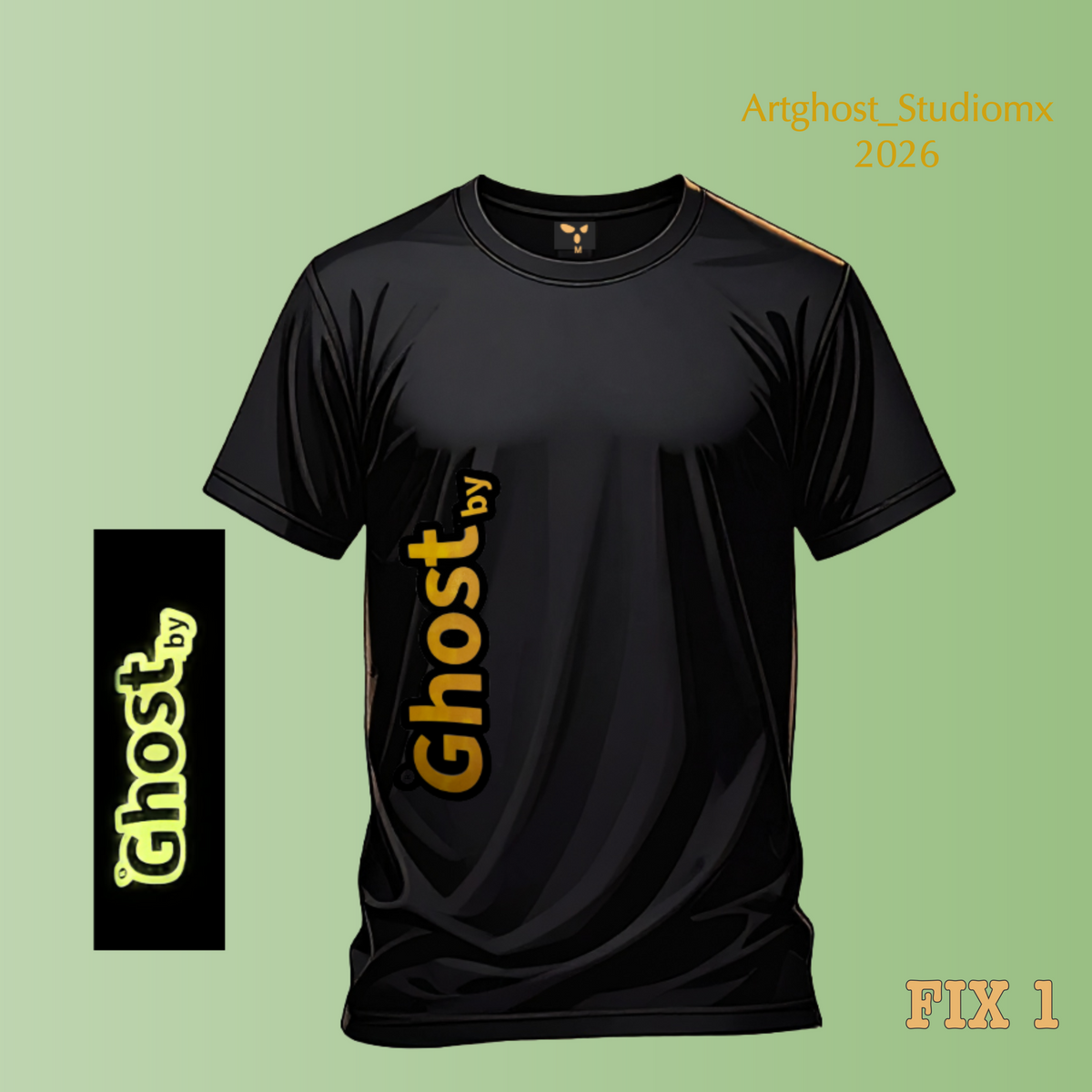 Camiseta Artghost Fix 1 – Glow